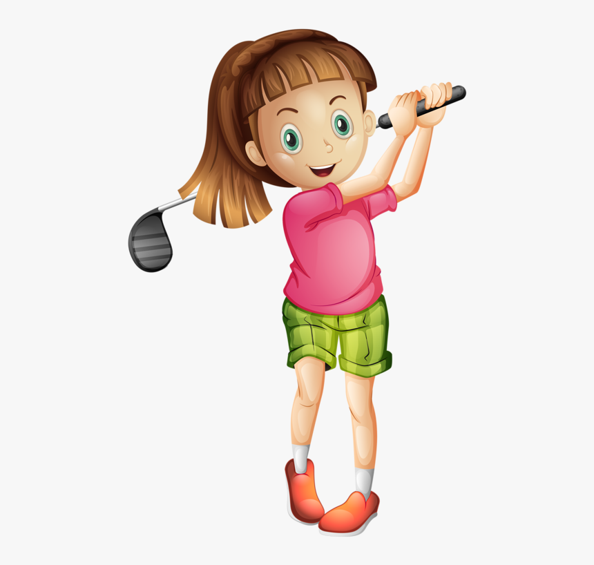 Fotki Sports Day Kids Sports Little Sport Cartoon Girl Golf