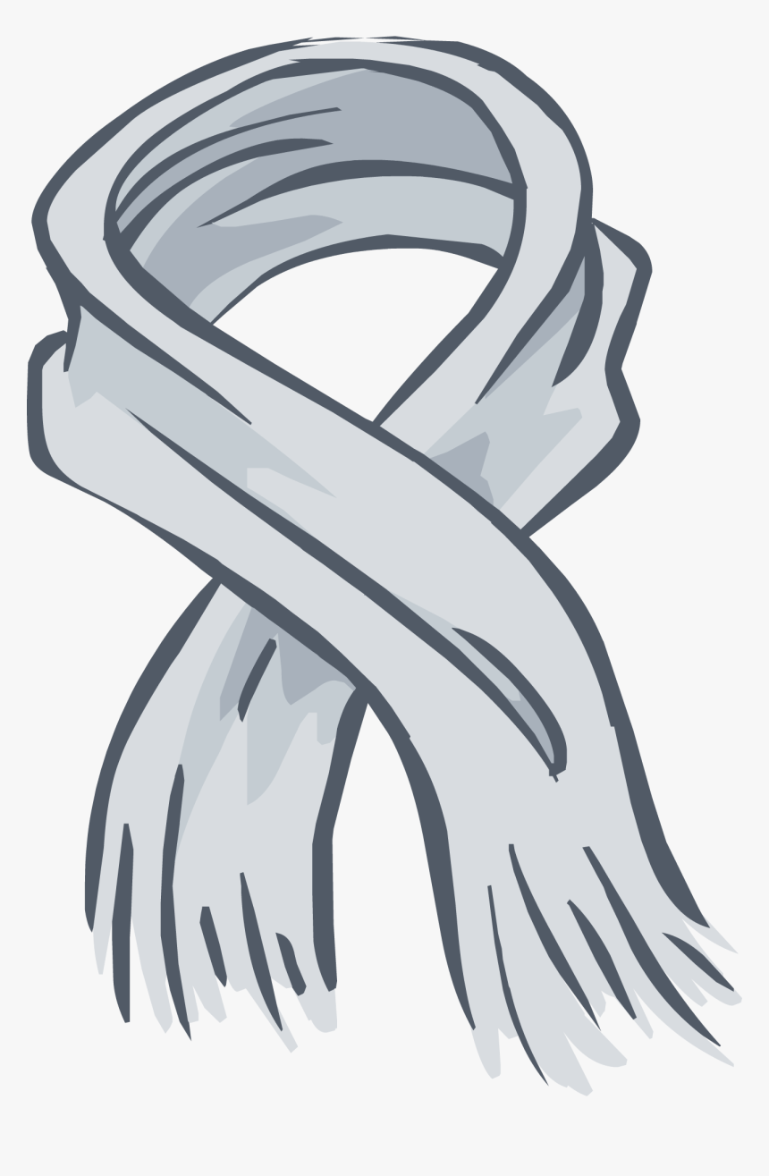 Heather Grey Scarf Png Image - Scarf Logo Png, Transparent Png, Free Download