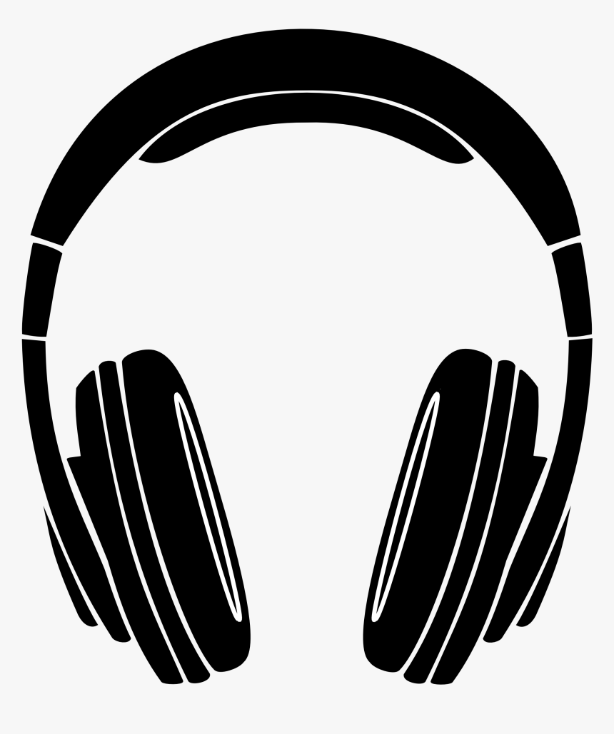 Headphones Royalty-free Silhouette Clip Art - Headphones Silhouette, HD Png Download, Free Download