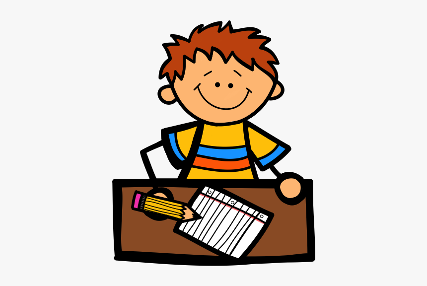 This Is Best Kids - Girl Writing Clipart, HD Png Download, Free Download