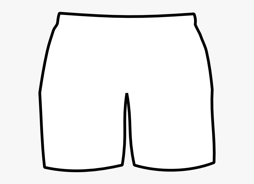 Hear from Recall Inconsistent Clip Art Black And White Short Pants Clipart - Boxing Shorts Clipart, HD  Png Download - kindpng