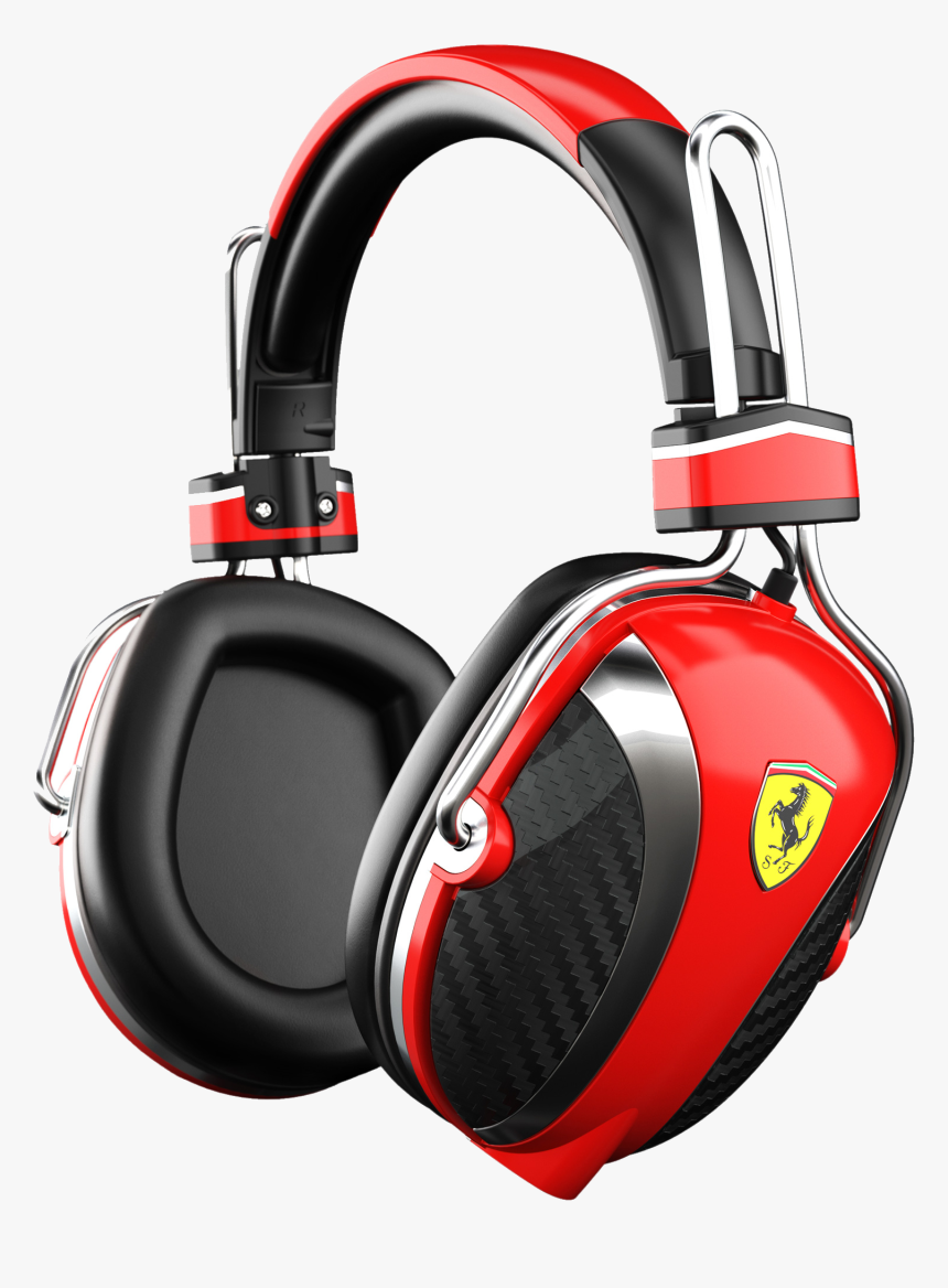 Headphones Png Image - Ferrari Headphones, Transparent Png, Free Download