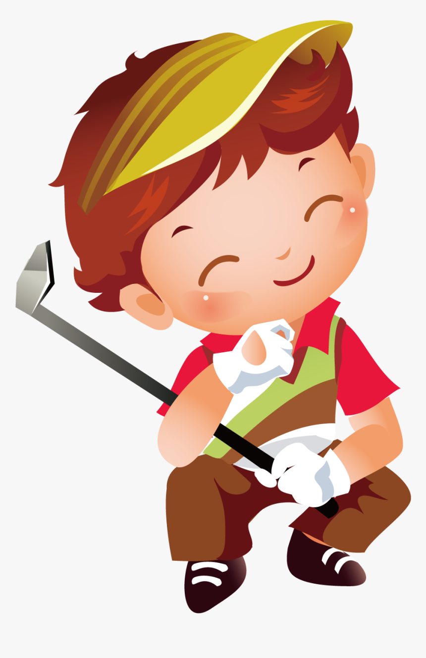 Transparent Golf Clipart Png - Cartoon Girl Mini Golf, Png Download, Free Download