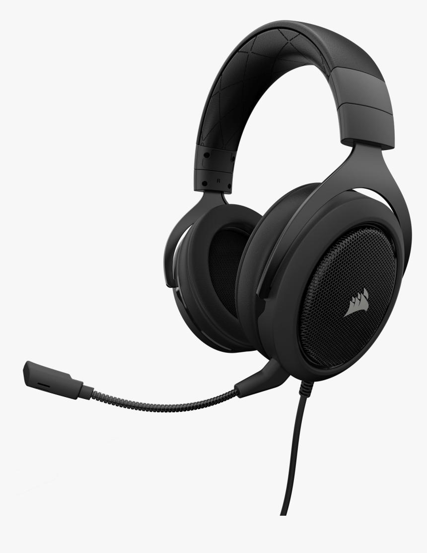 Headphone Clipart Gambar - Corsair Hs60 Surround Gaming Headset Carbon, HD Png Download, Free Download