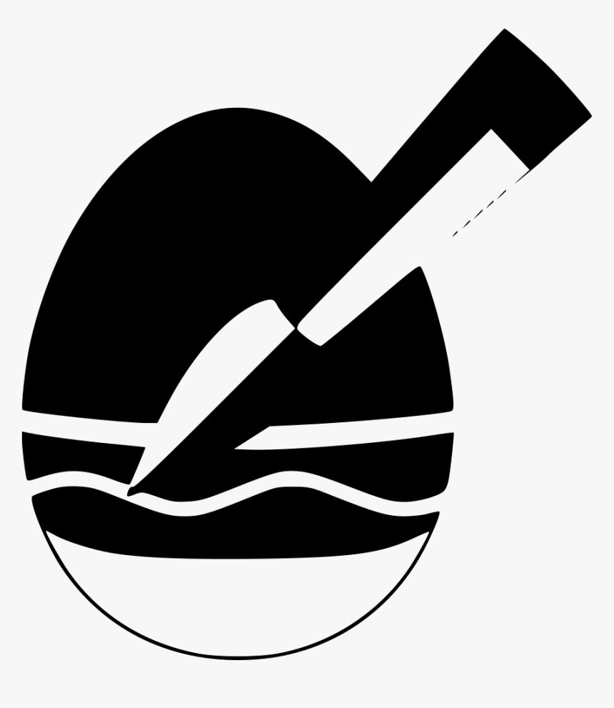 Paint Brush Egg Painting Comments, HD Png Download, Free Download