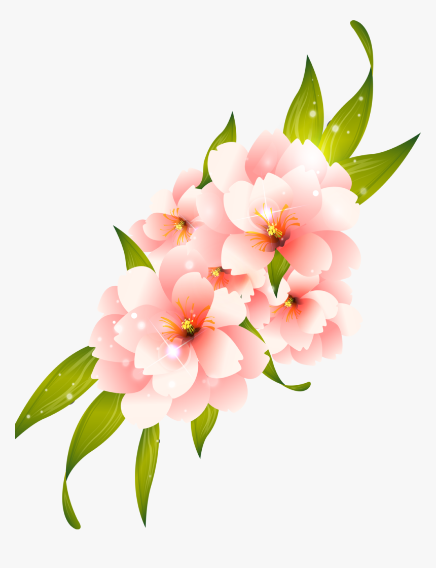 Thumb Image - Transparent Pink Floral Vector, HD Png Download, Free Download