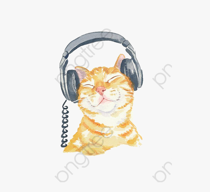 Cat Clipart Png - Watercolor Ideas Cat, Transparent Png, Free Download