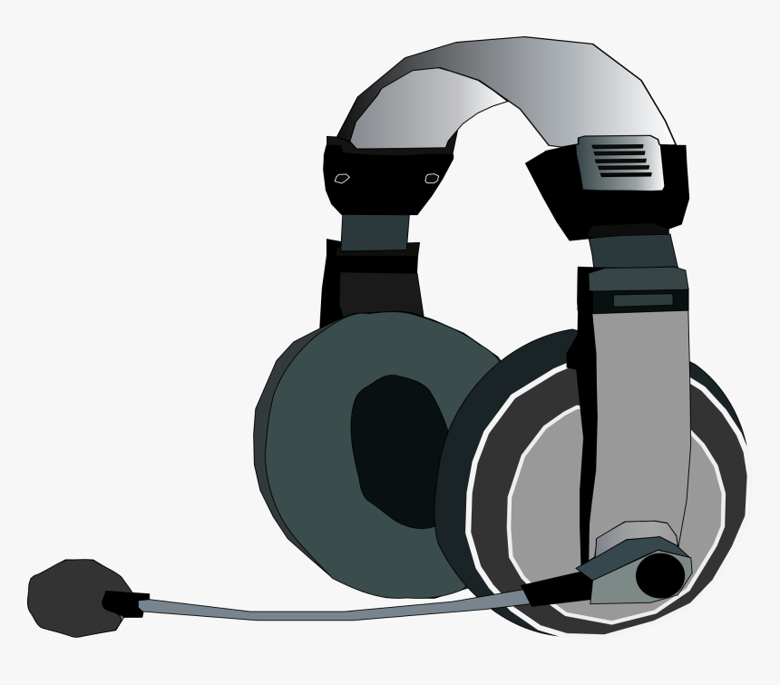 File S Uchawki Mikrofon - Gaming Headphones Clip Art, HD Png Download, Free Download