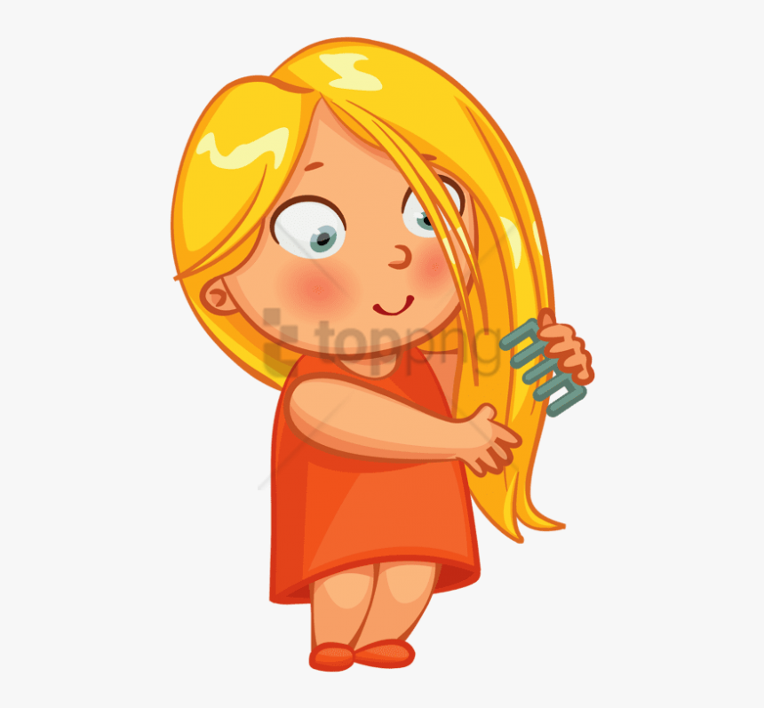 Transparent Kid Raging Png - Brush Your Hair Clipart, Png Download, Free Download