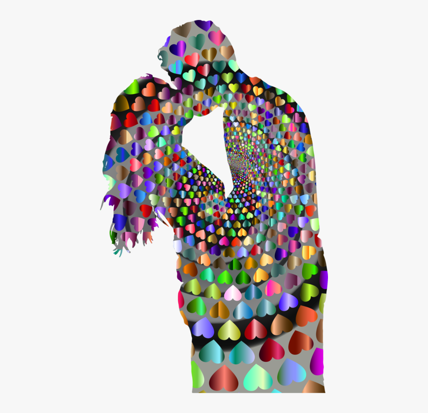 Scarf,kiss,international Kissing Day - Kiss, HD Png Download, Free Download