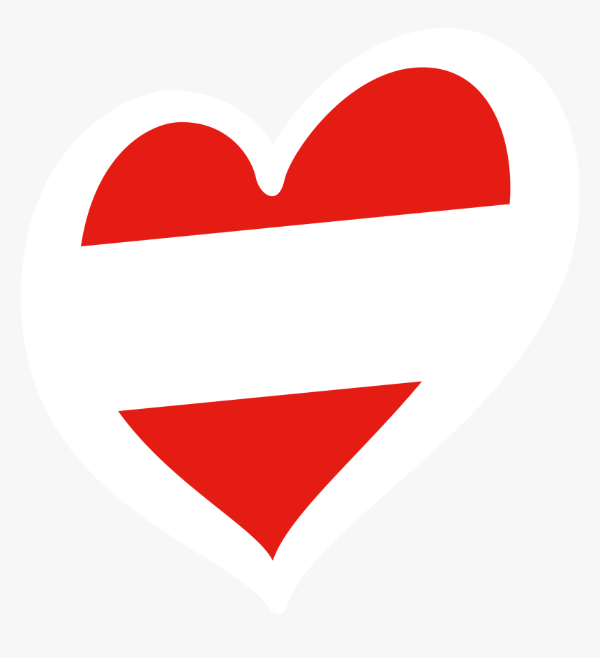 Eurovision Heart White Clipart , Png Download - Austria Eurovision Heart Flag, Transparent Png, Free Download