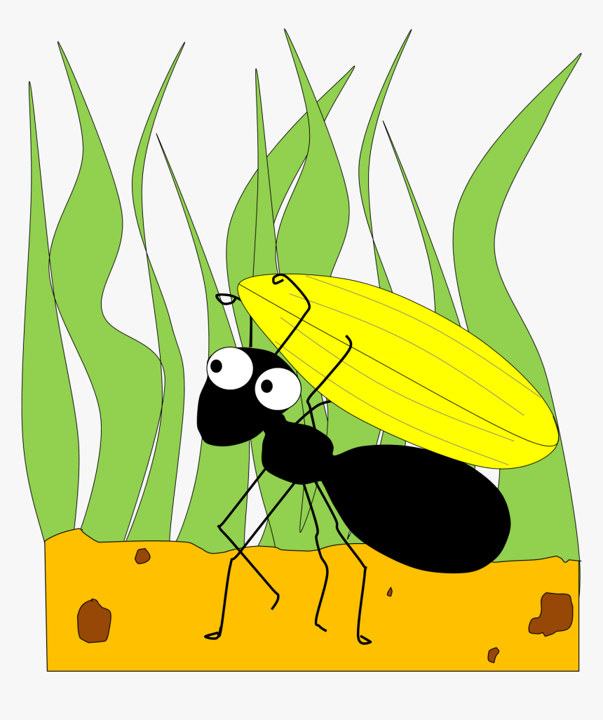 Ant Clip Art The Cliparts Clipartbarn - Ant And The Grasshopper Cartoon, HD Png Download, Free Download
