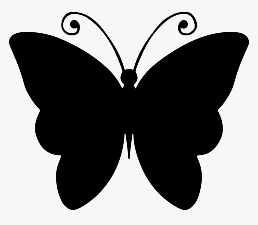 Black And White Butterfly Drawing Clipart , Png Download - Free Butterfly Svg Cut File, Transparent Png, Free Download