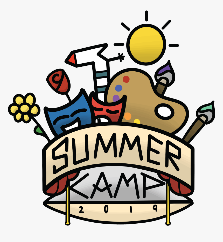 Transparent August Clip Art - Summer Camp Drawing, HD Png Download, Free Download