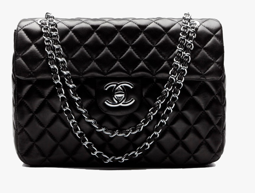 Handbag Bag Black Chanel Perfume Free Hq Image Clipart - Chanel Bag Clear Background, HD Png Download, Free Download