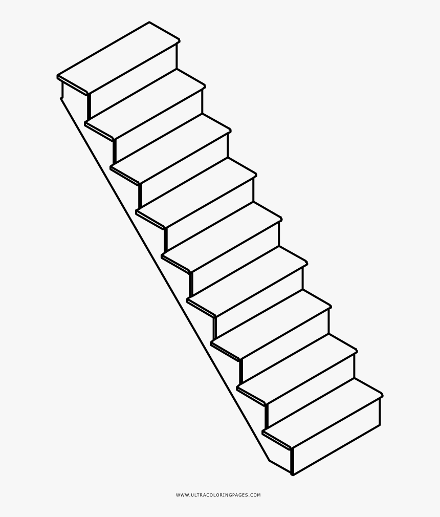 Transparent Staircase Clipart Png - Scale A Da Colorare, Png Download, Free Download