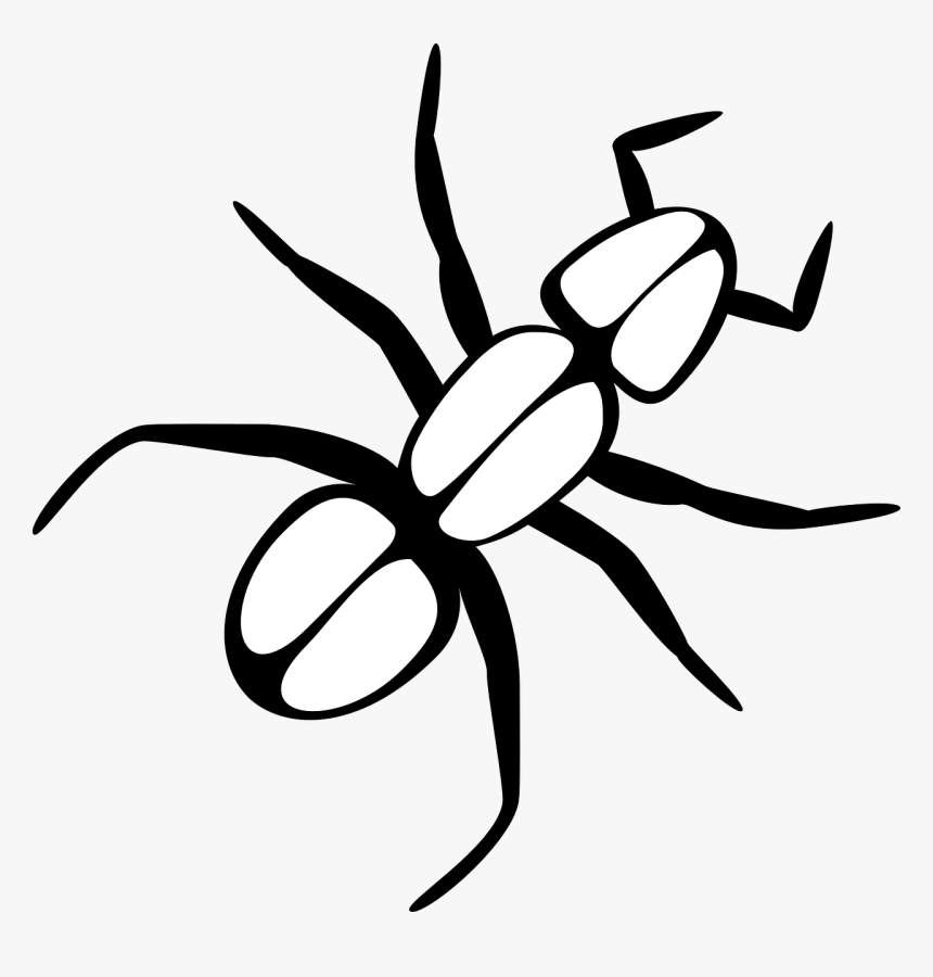 Outline Of An Ant Clipart , Png Download - Red Ant Fire Ant Clip Art, Transparent Png, Free Download