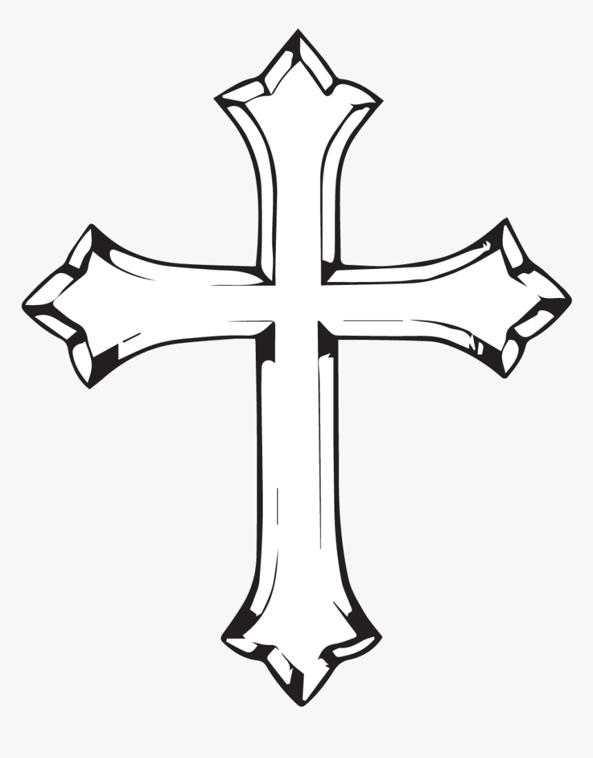 Tattoo Christian Cross Drawing Latinsk Kors - Jesus Cross Drawing, HD Png Download, Free Download