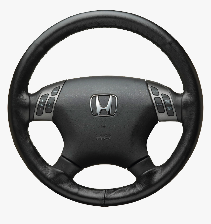 Steering Wheel Honda Png - Steering Wheel Car Png, Transparent Png, Free Download