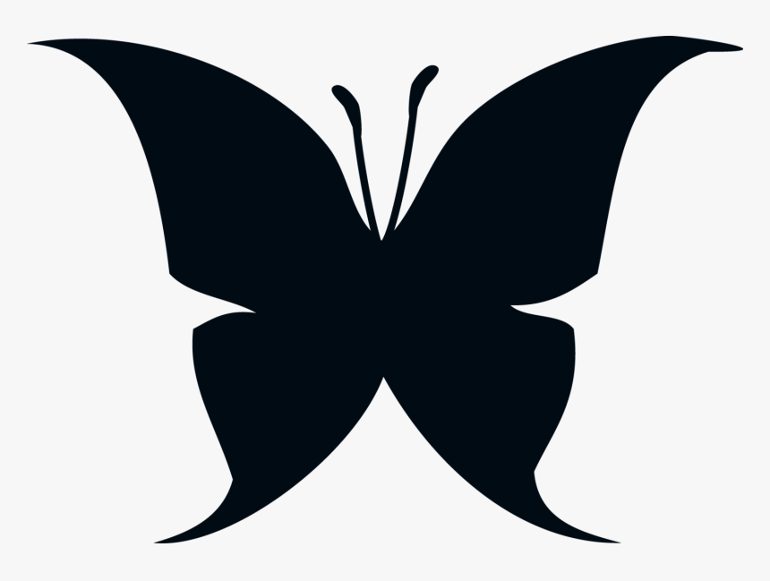 Transparent Butterfly Clipart Black And White - Butterfly Clipart Black And White Set, HD Png Download, Free Download