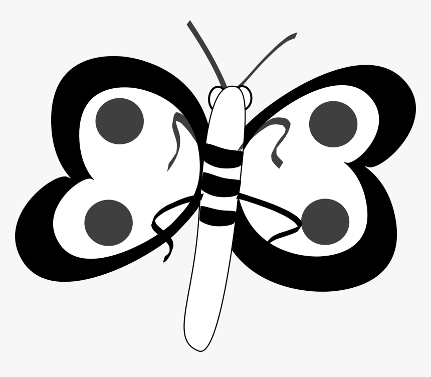 Butterfly Clipart Black And White - Butterflies Hands Clipart Black And White, HD Png Download, Free Download