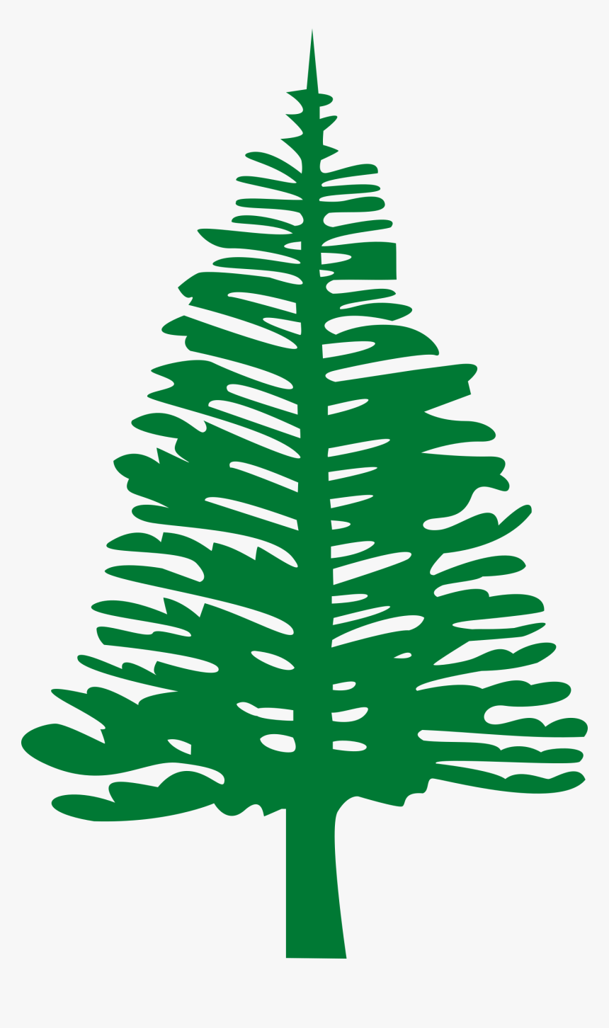 Clipart Forest Pine Tree - Norfolk Island Flag, HD Png Download, Free Download