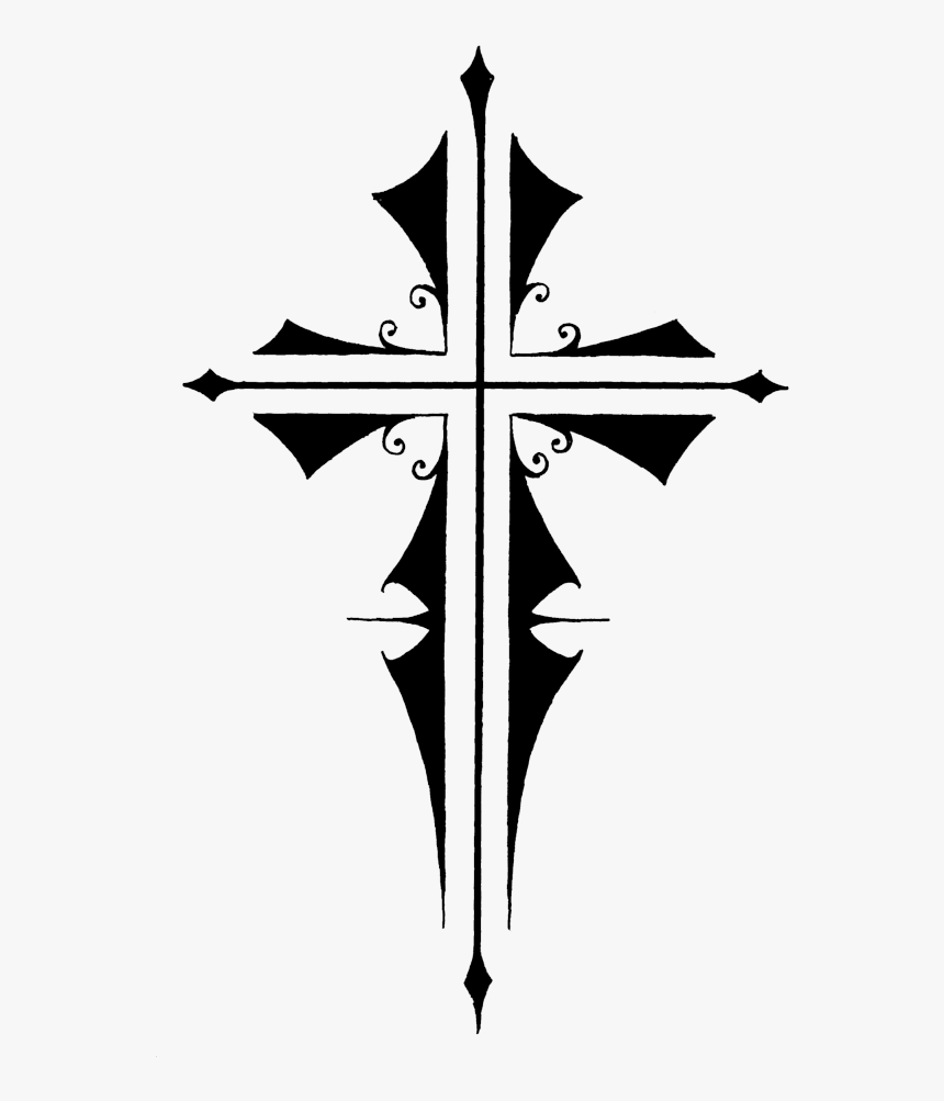 Cross Tattoos Png Transparent Images - Cross Tattoo Transparent Background, Png Download, Free Download