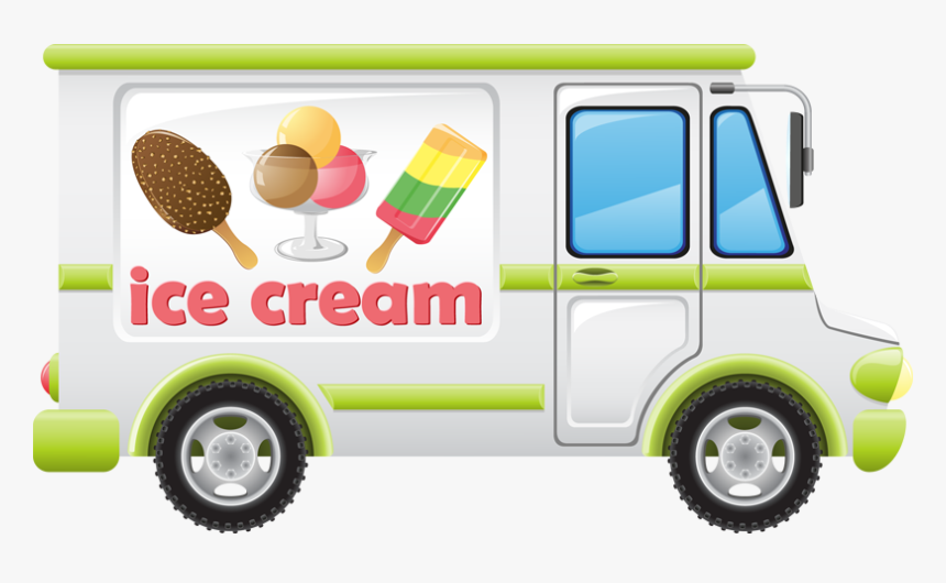 Ice Cream Truck Clip Art - Clipart Ice Cream Truck, HD Png Download, Free Download
