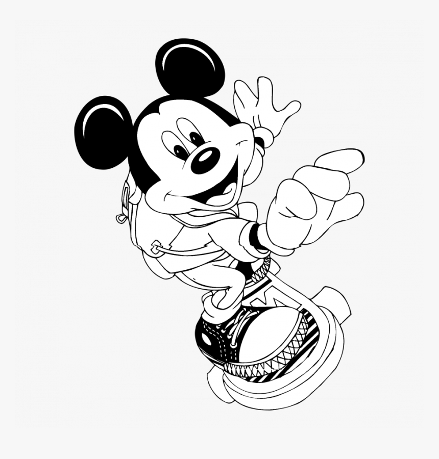 Cute Of Mickey Mouse Hands Drawing Easy Original Free - Mickey Mouse Hold Png, Transparent Png, Free Download