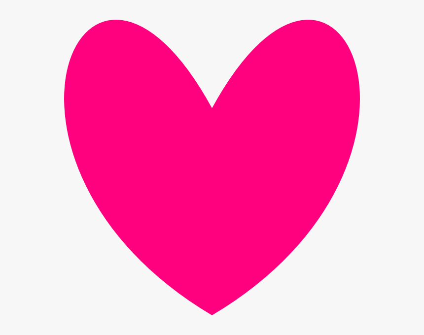 Pink Heart Svg Clip Arts - Png Format Heart Pink, Transparent Png, Free Download