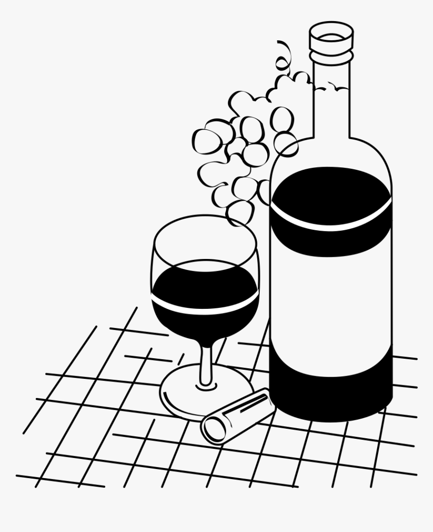 Summer Wine - Glass Of Wine Transparent Drawing, HD Png Download, Free Download