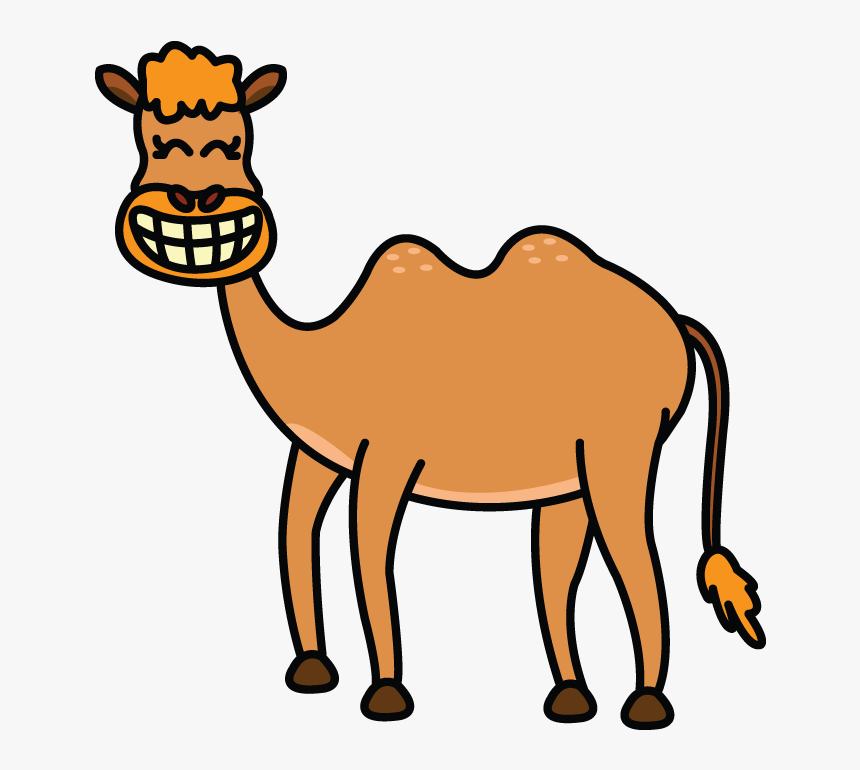 Transparent Draw Clipart - Easy Cute Camel Drawing, HD Png Download, Free Download