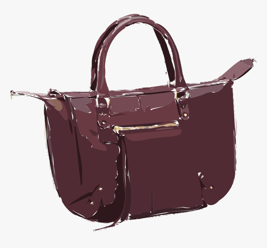 Brown,hand Luggage,leather - Tote Bag, HD Png Download, Free Download