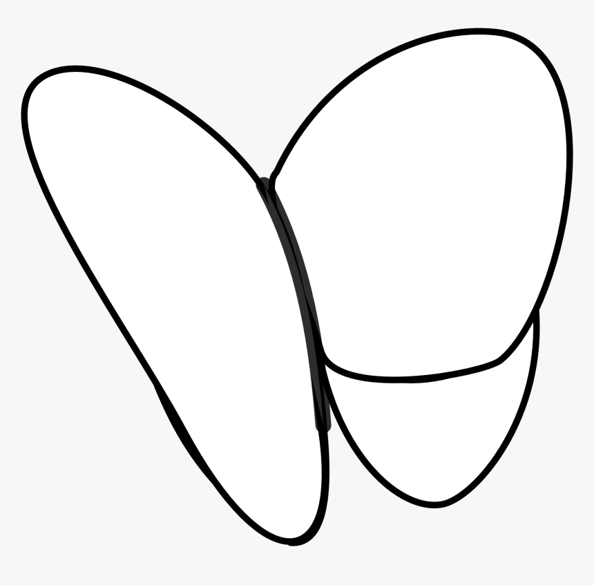 Butterfly 59 Black White Line Art Scalable Vector Graphics, HD Png Download, Free Download