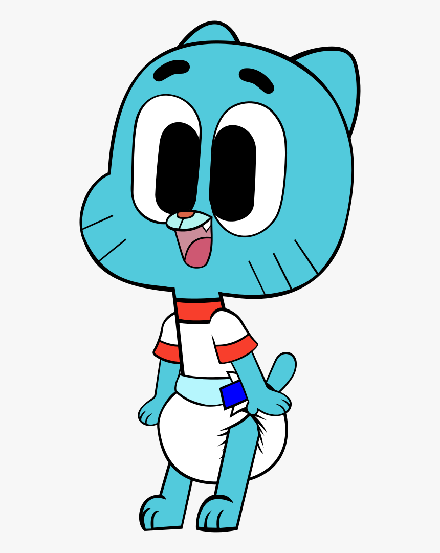 Gumball Diaper Butt Dance Clipart , Png Download - Gumball Diaper, Transparent Png, Free Download