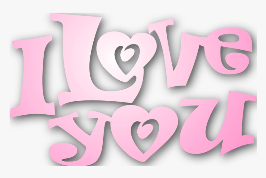 Pink Heart You Valentines Love Free Download Png Hq - Love You Icon Transparent Background, Png Download, Free Download