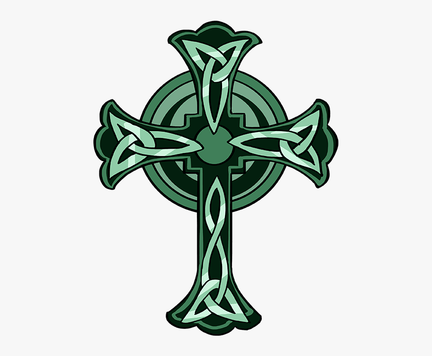 Step By Step How To Draw A Celtic Cross, HD Png Download, Free Download