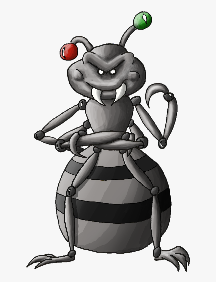 Mole Clipart Earthbound - Black Queen Ant Cartoon, HD Png Download - kindpng