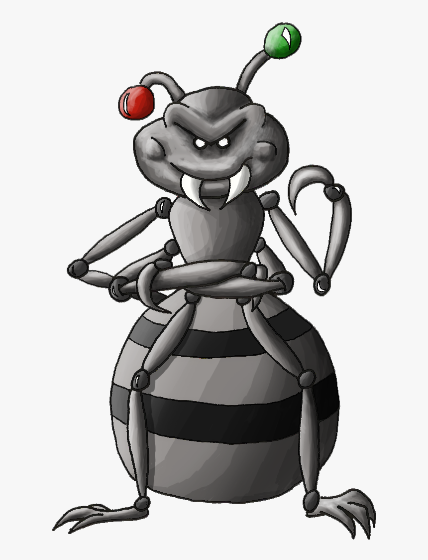 Mole Clipart Earthbound - Black Queen Ant Cartoon, HD Png Download, Free Download