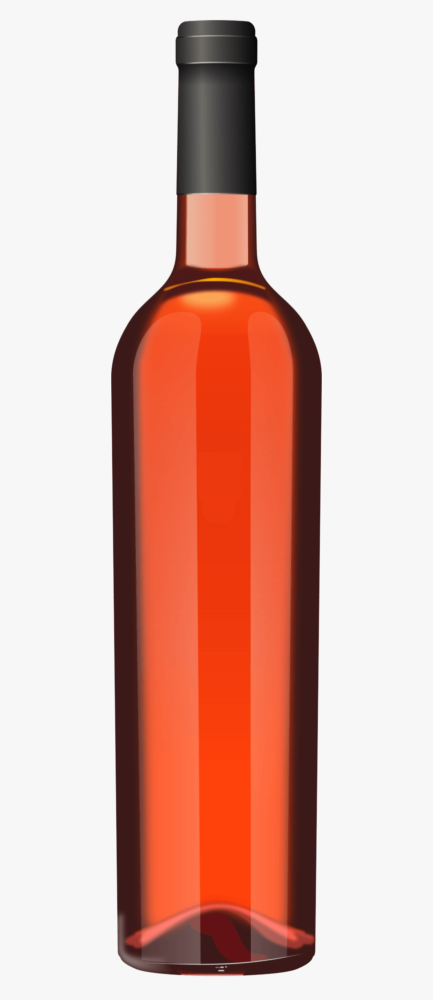 Rose Wine Bottle - Wine, HD Png Download, Free Download