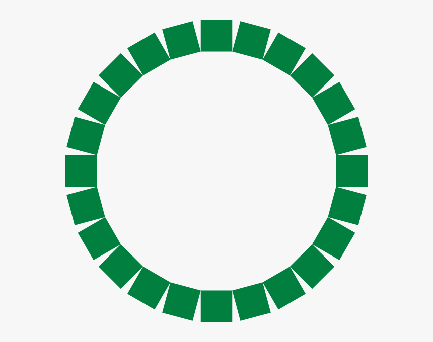 Circle Square Deep Green Svg Clip Arts - Nigeria Directorate Of Employment, HD Png Download, Free Download