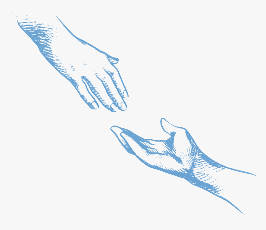 Reaching Hands Icon - One Person Holding Another Hand, HD Png Download, Free Download