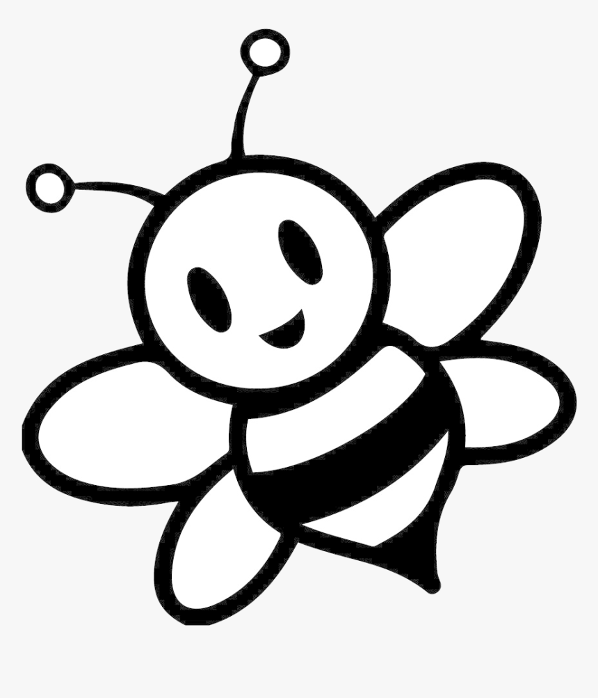 Bee Clipart Black And White Wallpaper Hd Images Honey - Honey Bee Colouring Pages, HD Png Download, Free Download