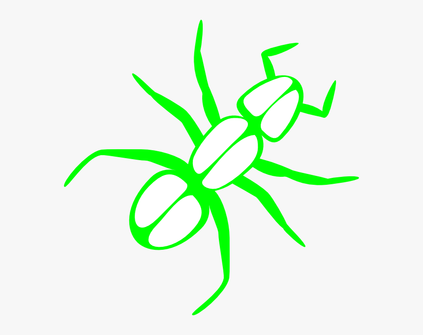 Ant Outline Green Svg Clip Arts - Ant, HD Png Download, Free Download
