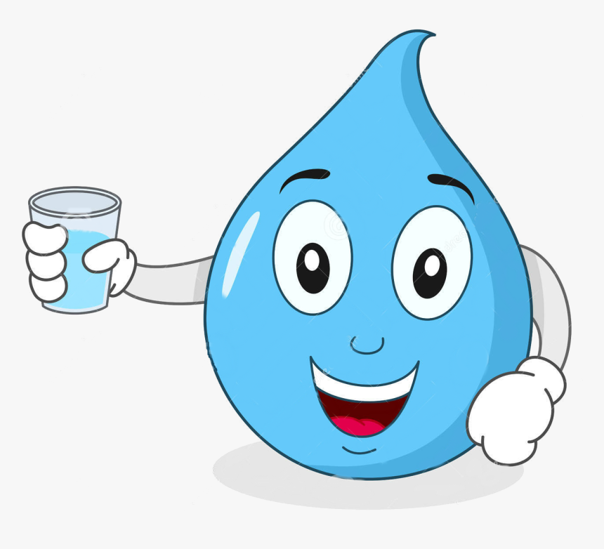 Drops Clipart Printable Water - Drink Water Clip Art, HD Png Download - kindpng