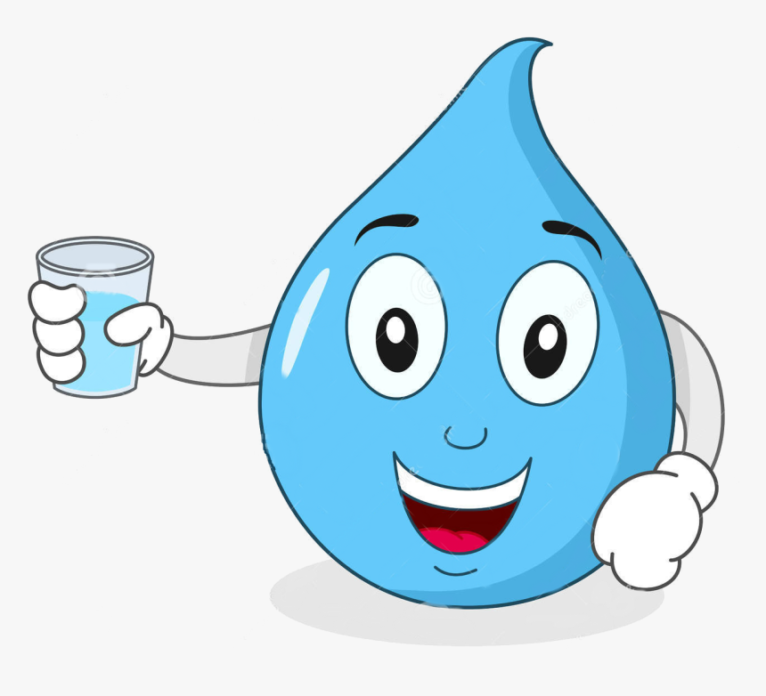 Drops Clipart Printable Water - Drink Water Clip Art, HD Png Download, Free Download