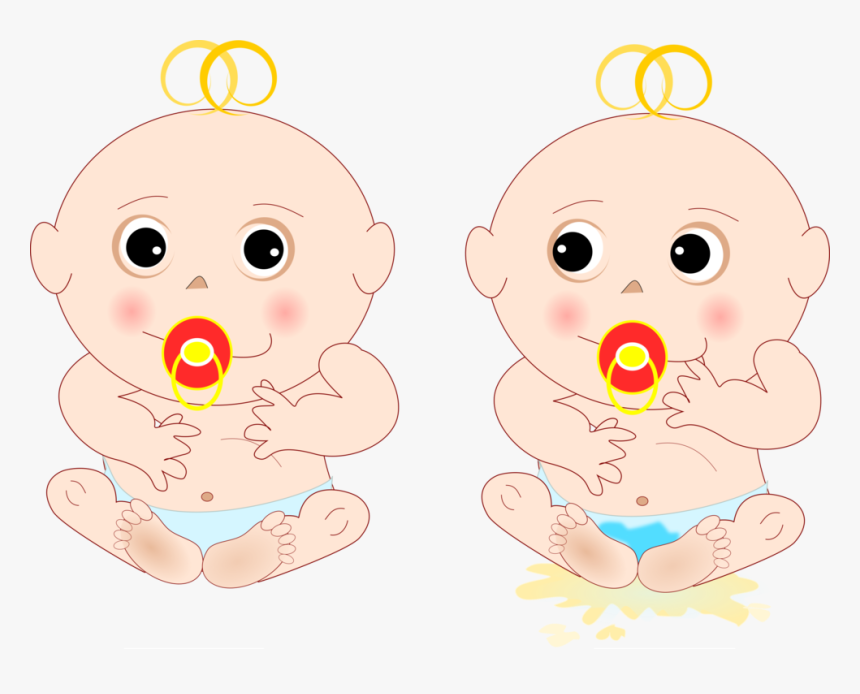 Emotion,infant,art - Imagenes De Gemelos Animados, HD Png Download, Free Download