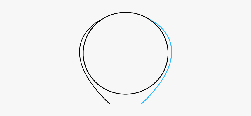 How To Draw Hot Air Balloon - Circle, HD Png Download, Free Download