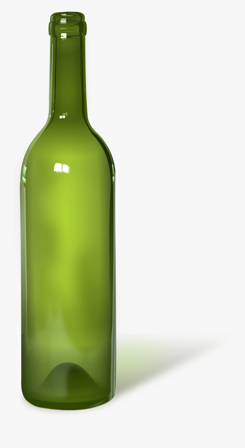 Beer Bottle,glass Bottle,glass - Green Wine Bottle Png, Transparent Png, Free Download