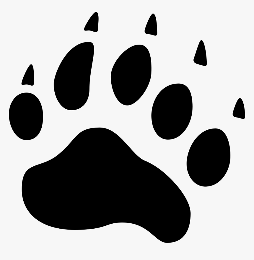 Transparent Paw Print Outline Png - Bear Icon, Png Download, Free Download